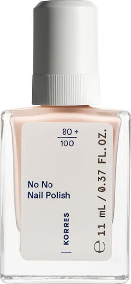 Korres No No Gloss Βερνίκι Νυχιών Μακράς Διαρκείας 20 Peach Blush 11ml