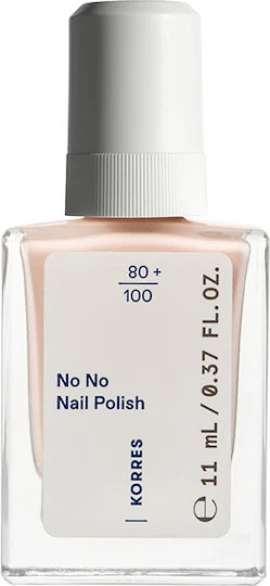 Korres No No Gloss Βερνίκι Νυχιών Μακράς Διαρκείας 20 Peach Blush 11ml