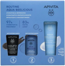 Apivita Hydrating & Refreshing Aqua Beelicious Hydrating Gel-Cream 40 ml + 2 Mini-Sized Δώρα