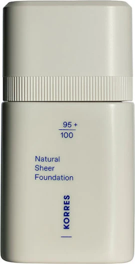 Korres Natural Sheer Foundation Διάφανης Κάλυψης Foundation που Λειαίνει τις Ατέλειες 03 Tan 30ml