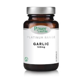 Power of Nature Platinum Range Garlic 140 mg 30 herbal capsules