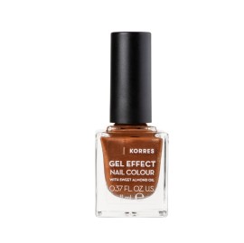 Korres Gel Effect Nail Color with Sweet Almond Oil 66 Aegean Bronze 11ml