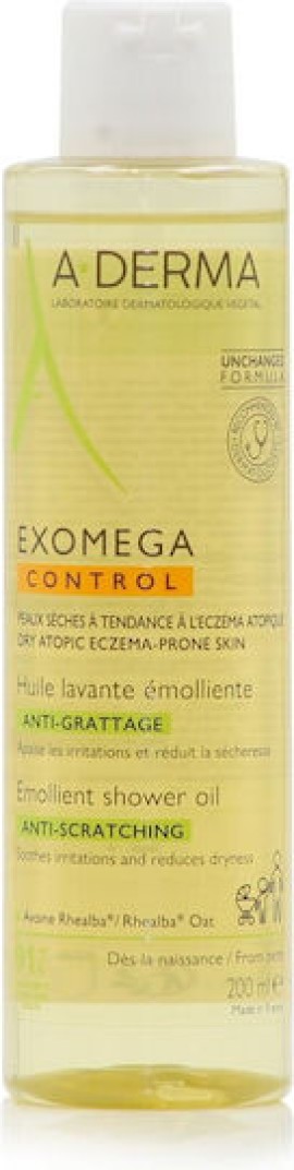 A-Derma Exomega Control Λάδι Καθαρισμού Σώματος 200ml – Κατάλληλο γ...