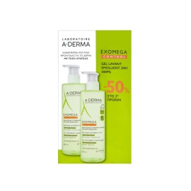 A-Derma Exomega Control Promo Gel Καθαρισμού 2 σε 1 για Ξηρό και Ατ...