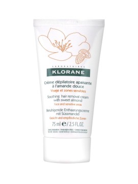 Chlorane Creme Depilatoire Apaisante a lAmande Douce 75ml