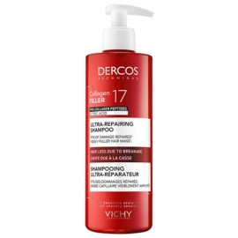 Vichy Dercos Collagen Filler 17 Ultra-Repairing Shampoo 400ml – Επα...