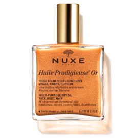 Nuxe Huile Prodigieuse Or, Ξηρό Λάδι Ενυδάτωσης με Χρυσαφένια Λάμψη με Νέα Σύνθεση, 100ml
