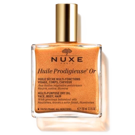 Nuxe Huile Prodigieuse Or, Ξηρό Λάδι Ενυδάτωσης με Χρυσαφένια Λάμψη με Νέα Σύνθεση, 100ml