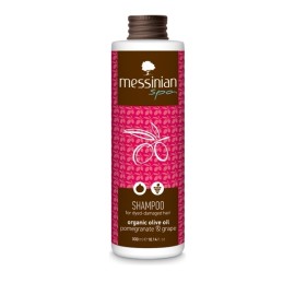 Messinian Spa Shampoo Dyed-Damaged Pomegranate-Grape, Dyed-Damaged Hair (Pomegranate-Grape) 300ml