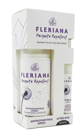 Fleriana Anti-Mosquito Emulsion Spray 100 ml & Gift After Bite Balm Spray 7 ml