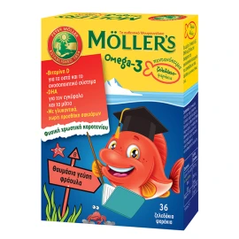 Mollers Omega-3 Kids 36 gummies strawberry