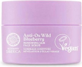 Natura Siberica Anti Ox Wild Blueberry Renewing Jam Face Scrub Renewal Facial Exfoliator For All Skin Types 50ml