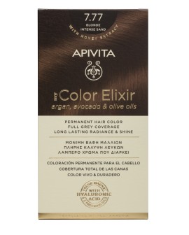 Apivita My Color Elixir Hair Dye 7.77 Blonde Intense Beige