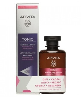 Apivita Hair Loss Lotion Hippophae TC & Lupine Proteins 150ml + Gift Apivita Tonic Anti-Hair Loss Shampoo for Women Hippophae TC & Laurel 250ml