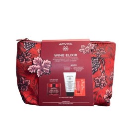 Apivita Wine Elixir Αντιρυτιδική Κρέμα Ελαφριάς Υφής Σύσφιξη & Lifting 50 ml + 2 Δώρα