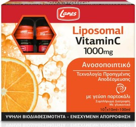 Lanes Liposomal Vitamin C 1000 mg 10 amp x 10ml