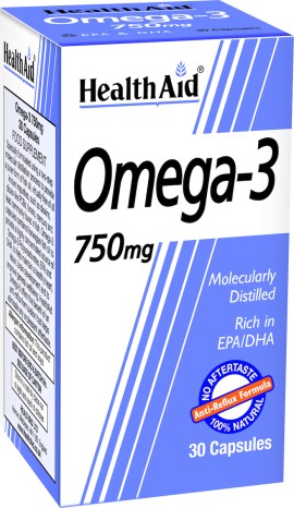 Health Aid Omega 3 750 mg 30 caps