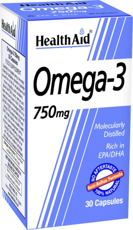 Health Aid Omega 3 750 mg 30 caps