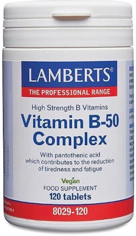 Lamberts Vitamin B-50 Complex 120 ταμπλέτες