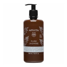 Apivita Pure Jasmine Shower gel with essential oils Eco Pack 500 ml