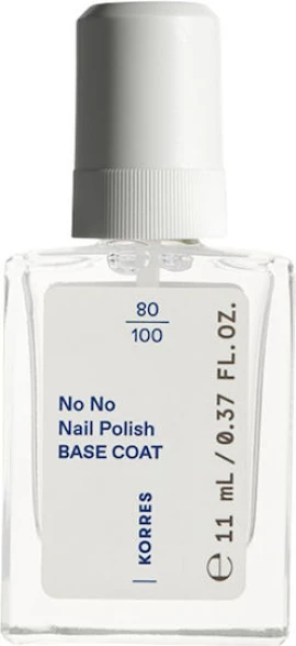 Korres No No Nail Polish Base Coat Βάση Νυχιών 11ml