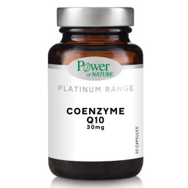 Power of Nature Platinum Range Coenzyme Q10 30 mg Συμπλήρωμα Διατροφής με Συνένζυμο Q10 30 κάψουλες