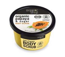 Natura Siberica-Organic Shop, Body Scrub, Papaya and Sugar, 250ml