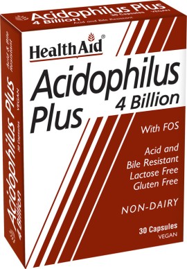 Health Aid Acidophilus Plus 4 Billion 30 vegicaps