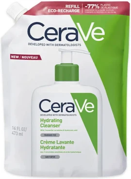 CeraVe Hydrating Cleanser Ενυδατική Κρέμα Καθαρισμού Για Κανονική Έ...