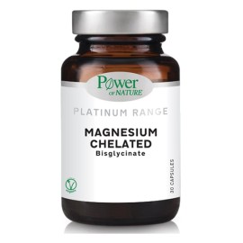 Power of Nature Platinum Range Magnesium Chelated Vegan 30 κάψουλες