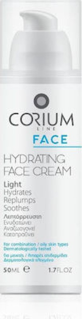 Corium Hydrating Face Cream 24-hour moisturizing face cream for oily / combination skin types 50ml