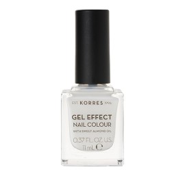 Korres Gel Effect Nail Color 02 Porcelain White 11 ml