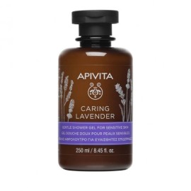 Apivita Caring Lavender gentle shower gel sensitive skin 250 ml