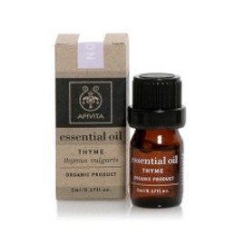 Apivita Essential oil Βιολογικό αιθέριο έλαιο Θυμάρι 5 ml