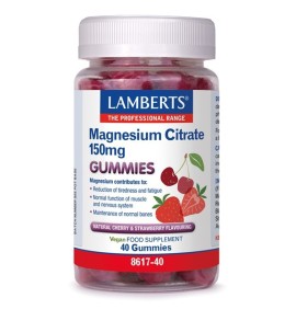 Lamberts Magnesium Citrate 150 mg 40 ζελεδάκια
