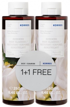 Korres White Flowers Shower Gel 250 ml 1+1 Gift