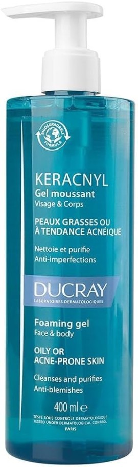 Ducray Keracnyl Foaming Gel 400ml