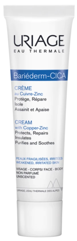 Uriage Bariederm Repairing Cica-Cream with cu-zn 40 ml