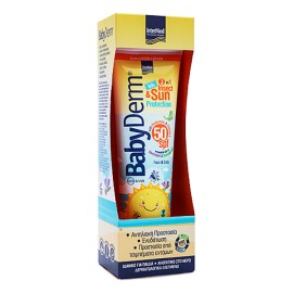 Intermed Βabyderm Kids 3 in 1 Insect & Sun Protection SPF50 300ml