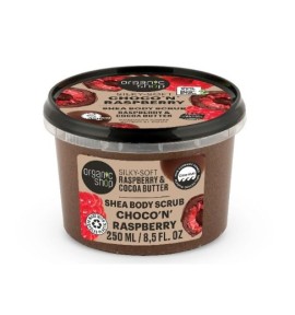 Organic Shop Shea Body Scrub Choco’n’Raspberry με Βατόμουρο & Βούτυ...
