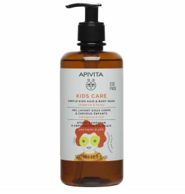 Apivita Kids Shampoo-Shower mandarin & honey Rinis Eco Pack 500 ml