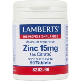 Lamberts Zinc Citrate 15 mg 90 tabs