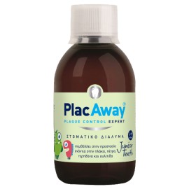 Plac Away Junior Teeth Mouthwash 6+ years orange flavor 250 ml