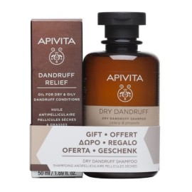 Apivita Promo Dandruff Relief Oil 50 ml & Δώρο Shampoo Dry Dandruff 250 ml