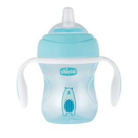 Chicco Transition Cup Κυπελλο Μπλε 4Μ+,200ml