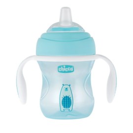 Chicco Transition Cup Cup Blue 4M +, 200ml