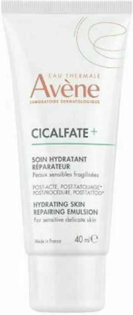 Avene Cicalfate+ Hydrating Skin Repairing Emulsion Post-Act Επανορθωτική και Ενυδατική Φροντίδα 40 ml