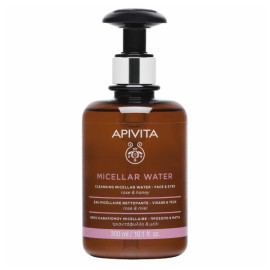 Apivita Cleansing Micellar Water face-eyes rose & honey 300 ml