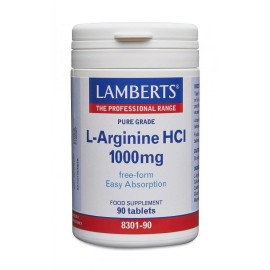 Lamberts L-Arginine HCl 1000 mg 90 tabs