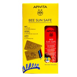 Apivita Promo Bee Sun Safe Hydra Sun Kid Lotion SPF50 200ml & 2 Puzzles & Crayons